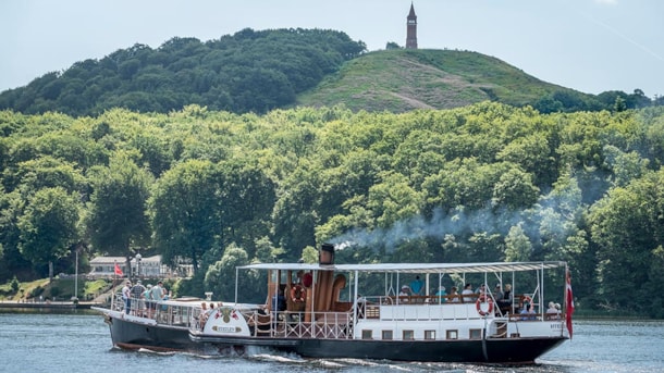 The paddle steamer Hjejlen
